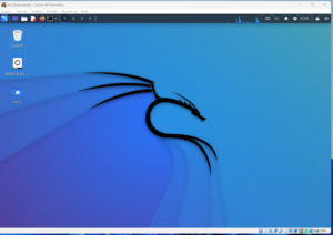 Figura 44 - Desktop do Kali Linux recém instalado