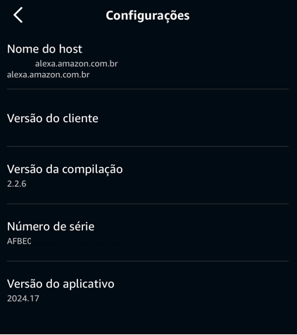 Imagem 20 - Aplicativo Amazon Alexa | informações sobre o aplicativo